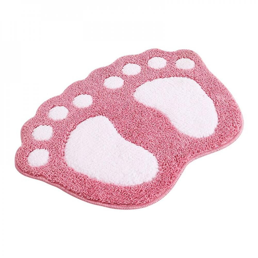 Bathroom Rugs And Mats Sets,Luxury Footprints Shower Shaggy Floors