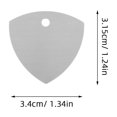 thumbnail image 2 of Moluckfu 12Ud Plectros De Bajo Y Guitarra De Acero Inoxidable Con Profesional Gris, 2 of 7