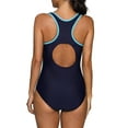 thumbnail image 5 of Sociala Women's Color Block Sports One-Piece Swimsuit Athletic Swimwear, 5 of 6