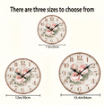 thumbnail image 6 of VOCOO 10" Round Rose Vintage Wall Clock, Silent Non-Ticking Rustic Farmhouse Clock for Kitchen, Home, Office and Bedroom, 6 of 6