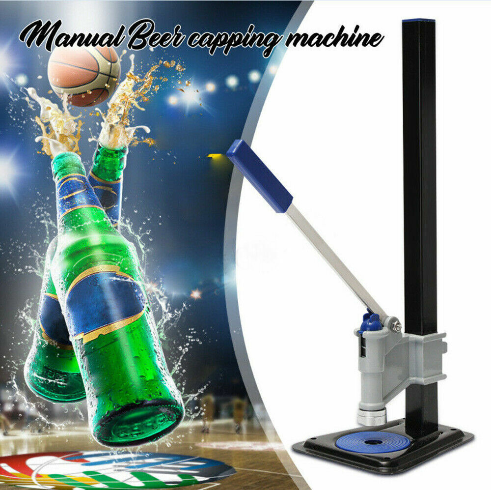 Miumaeov Bottle Capper Manual Beer Bottle Cap Machine Desktop Adjustable Height Bottle Capping