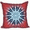 Red, variant on Simply Daisy 16" x 16" Sea Wheel Geometric Print Pillow