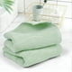 thumbnail image 5 of Toallas de mano Jacquotha verde claro a rayas onduladas, 100% algodón, 5 of 7