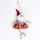 thumbnail image 5 of Navidad Arpillera Muñeca Colgante Adorno de Navidad Decoración para Papá Noel / / Ángel rojo, 5 of 9