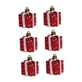 thumbnail image 3 of 6 piezas de adornos colgantes para caja de regalo, accesorios de fiesta, decoración del hogar, regalos para amigos, adorables Rojo, 3 of 9