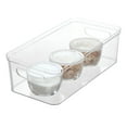 thumbnail image 3 of iDesign Crisp Plastic Bin with Handles, 16" x 8" x 5", 3 of 7