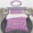 thumbnail image 2 of Designart 'Tropical Palm Leaves IV' Mid-Century Modern Duvet Cover Set, 2 of 4