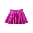 thumbnail image 6 of YiZYiF Girls Shiny Metallic A-line Skirt Pleated Jazz Dance Skort, 6 of 7