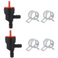 thumbnail image 1 of Shut Off Valve, 2Pcs 90 Degree Fuel Shut Off Valve Fit for 698181 494539 697944, 1 of 8