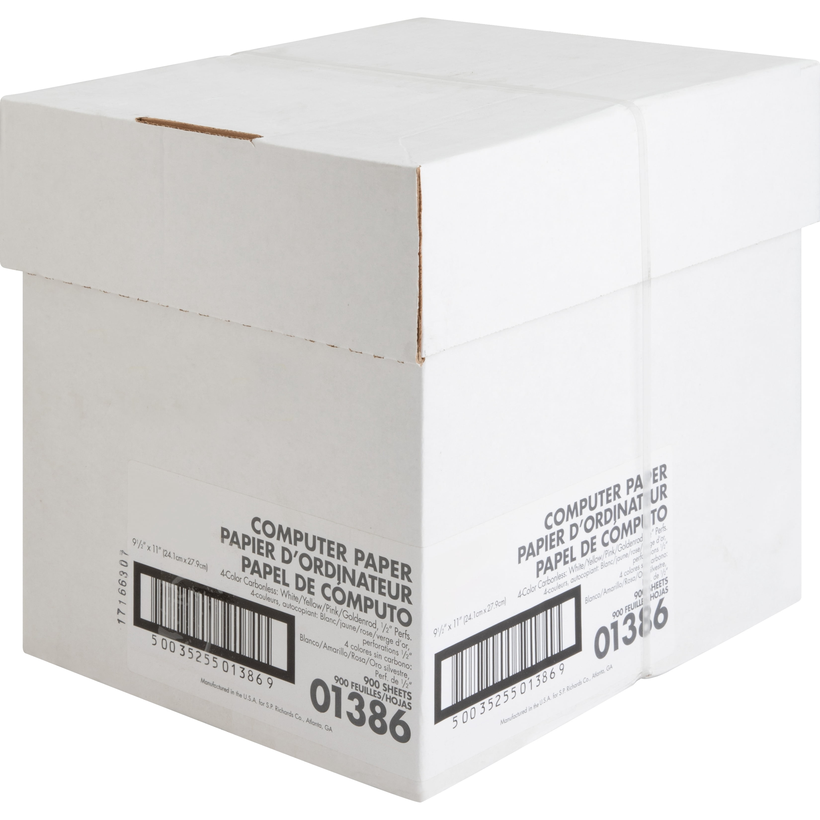 Sparco Dot Matrix Print Continuous Paper