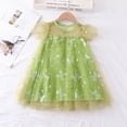thumbnail image 2 of LUOGENLI Girls Dresses Size 14-16 Party Wear Girls Spun Dress Cute Personality Princess Skirt a Line Skirt Dresses for Girls 10-12 Yellow Dresses for Girls Size 7-8 3-4 Years, 2 of 3