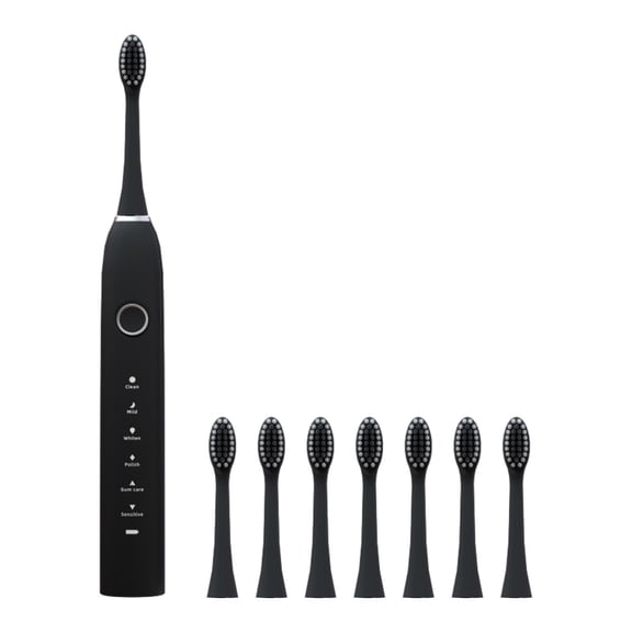 Wovilon Toothbrush- Toothbrush With 8 Brush Heads- 6 Cleaning Modes- IPX7 Water Proofing-Newly Upgraded Toothbrush- Longer Life- Faster Char