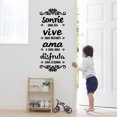 thumbnail image 3 of PVC Wall Stickers for Home Living Room Bedroom Decoration Black Word 520x260mm, 3 of 6