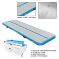 thumbnail image 6 of ChampionPlus 8in 20' x 6.6' Blue Exercise Mat with Electric Air Pump, Repair Kit, Carry Bag, 6 of 8