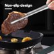 thumbnail image 5 of Piece Barbecue Tongs, Stainless Steel Kitchen Tongs, Ice Tongs, Salad Tongs, Stainless Steel Kitchen Tongs, Ice Tongs, For Cooking, Serving, Grilling, 5 of 5
