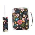 thumbnail image 3 of Estuche para Biblia con estampado floral, bolsa de transporte para libros de estudio, regalo para amigos Estilo B, 3 of 8