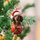 thumbnail image 4 of Decoraciones de Navidad para el Hogar Nuevo Producto Fronterizo Coche de Perro de Navidad Colgando Decoración de Navidad Coche de Acrílico Colgando Casa Coche Colgando Decoraciones de Navidad, 4 of 5