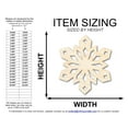 thumbnail image 2 of Unfinished Wood Snowflake Oragami Shape 30" / 1/4", 2 of 3