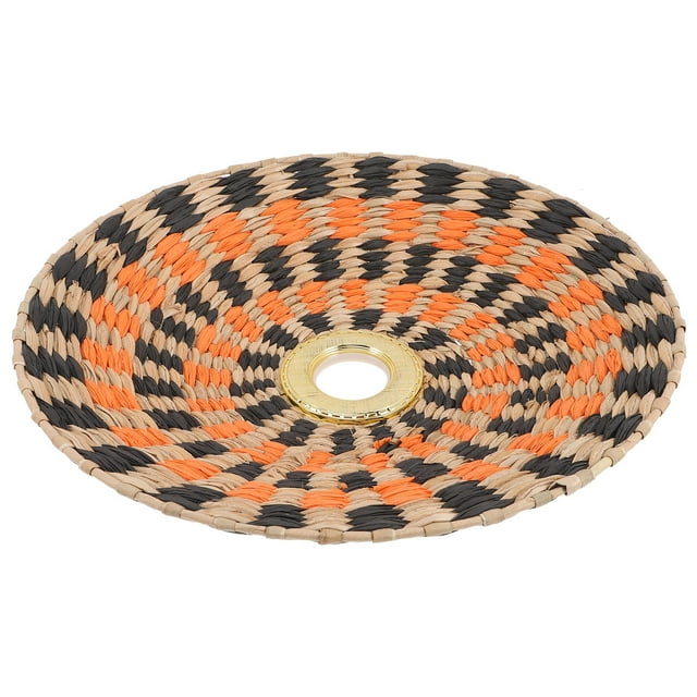 CTIRCHIU Bamboo Woven Lampshade Lampshade Chocolate Paper Dustproof Restaurant Light Fixture 1Pcs