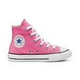 thumbnail image 2 of Converse Unisex Kids High-Top Sneakers, Round Toe Pink, Size 12Y, 2 of 8