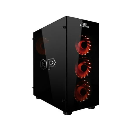 OVERPOWERED Gaming Desktop DTW3, 2 Year Warranty, Intel i7-8700, NVIDIA GeForce GTX 1080TI, 512GB SSD, 2TB HDD, 32GB RAM, Windows (The Best Desktop Computer For Gaming)