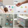 thumbnail image 6 of 20Pcs 8 Style Ocean Animals Non-Slip Stickers Bathtub Non-Slip Stickers Ocean Themed with Scraper for Bathroom Bathtub Shower Floors colorful, 6 of 6
