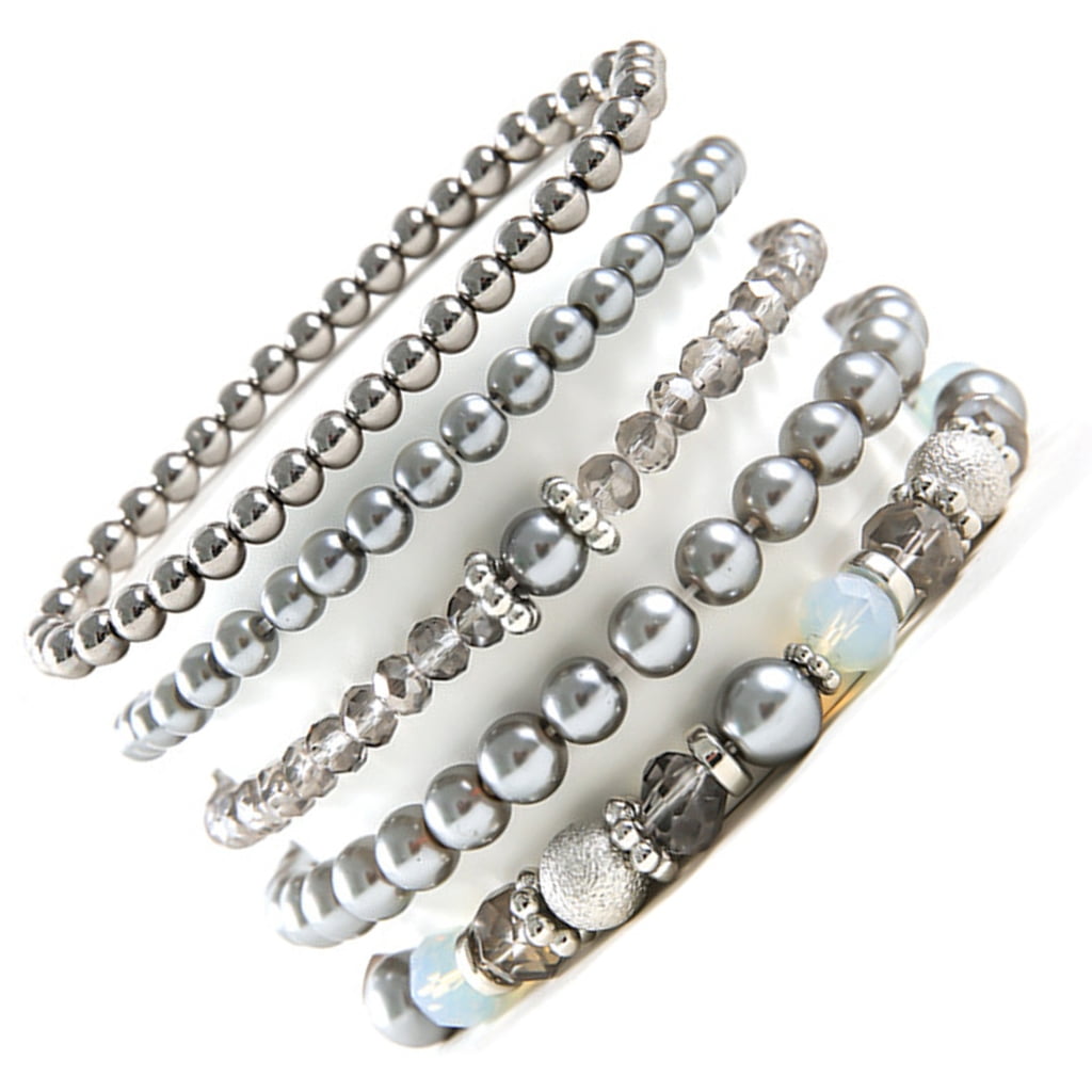 Silver-Tone Mother's Day Charm Bracelet, Charms, 8