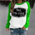 thumbnail image 1 of 2023 Mode pour Femmes Sweatshirt 50% de Réduction sur l'Autorisation T-shirt Imprimé Long Manches Blouse Col Rond Casual Tops Sweatshirt, 1 of 5