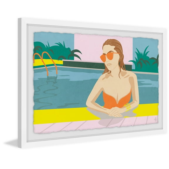 Orange Is Fun Framed Painting Print