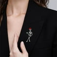 thumbnail image 2 of Vintage Gothic Skull Brooch Personality Punk Creative Brooch Pins for Women Men Exaggerate Horror Skeleton Ghost Accessories Unisex Shirt Collar Dress Suit Lapel Badge Fashion Festive Party Jewelry, 2 of 6