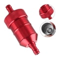 thumbnail image 3 of Filtro de combustible de gas de 8 mm Limpiador de gasolina de aleación de aluminio para motocicleta (rojo) Ehuebsd Accesorios para autos y motos, 3 of 9