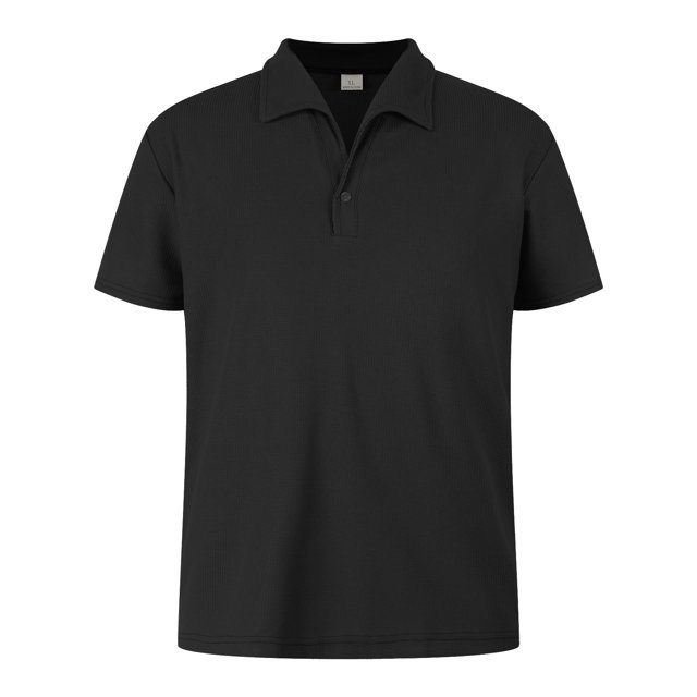 YDLCAFD Mens Knit Shirts Button Up Textured T Shirts Casual Solid Color Slim Fit Short Sleeve Summer Tee Shirt