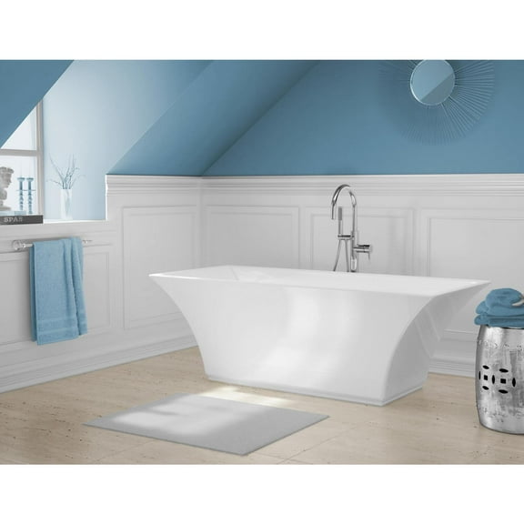 A&E Bath And Shower Abzu-nf Freestanding Soaking Bathtub - 170 x 58 in.