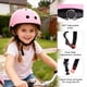 thumbnail image 4 of Casco para Bicicleta Infantil KOMOMOPLUS Ajustable Rosa para Edades 3-14, 4 of 7