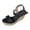 Black, variant on Mostsola Espadrilles for Women Summer Platform Sandals Ankle Strap Wedges Heels Pumps Shoes