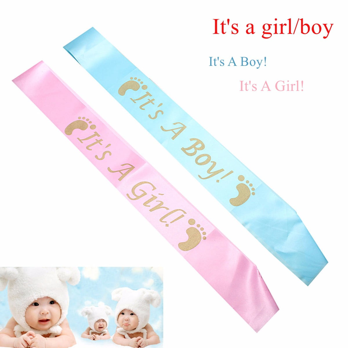 BABY SHOWER YUMMY MUMMY TO BE SASH PARTY SUPPLIES FAVOURS BOY OR GIRL