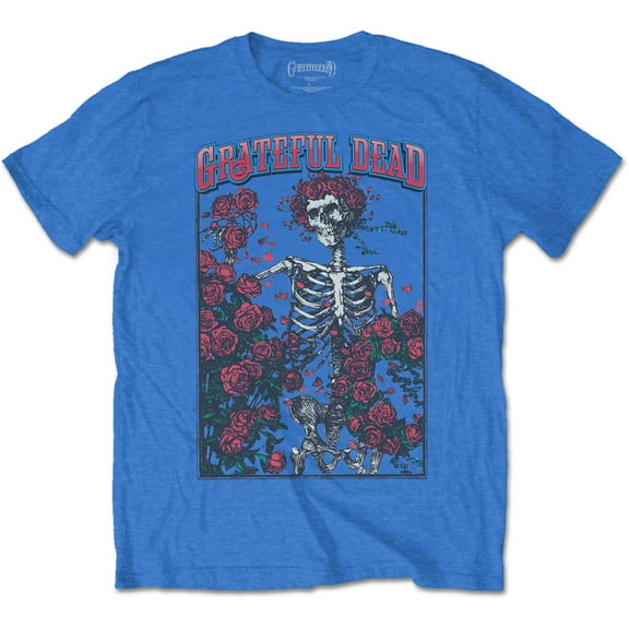 Men's Grateful Dead Bertha & Logo Slim Fit T-shirt Small Blue