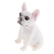 thumbnail image 1 of Figura de bulldog francés hecha a mano en resina Sentado blanco, 1 of 8