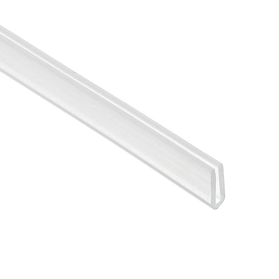 Uxcell U Channel Edging Trim, 13.1 ft Sheet Metal Edge Guard Protector Rubber Edge Trim Air Sealed Seal Strip for Panels Car Doors Steel Plates Hatches Table Corners,3.15"Wx0.39"Tx1.18"H ,Clear