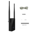 thumbnail image 1 of Enrutador WiFi Amplificador de red inalámbrica Repetidor Enrutador WiFi de alta potencia de 2,4 Ghz con antena dual, enchufe de EE. UU. Scienceny EL001586-01B, 1 of 2