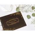 thumbnail image 6 of Darling Souvenir Personalized Engraved Laser Cut Wedding Guest Book Wooden Cover Sign-in Book Registry Guestbook Scrapbook-3Z, 6 of 7