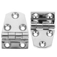 thumbnail image 1 of AURARMLET 2 Pcs Charnière en Acier Inoxydable Rotation Robuste Sans Bruit Argent Durable, 1 of 5