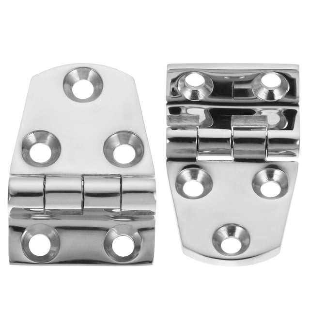 AURARMLET 2 Pcs Charnière en Acier Inoxydable Rotation Robuste Sans Bruit Argent Durable