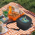 thumbnail image 4 of Jeiento Sea Turtle Insulated Lunch Box for Kids School Lunch Bag with Removable Shoulder Strap Black Meal Prep Tote Bag Leakproof Lunchbox for Boys Girls for Camping Hiking Picnic Beach, 4 of 6