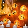 thumbnail image 3 of Luces de té LED con pilas: Paquete de 24 velas votivas sin llama Lámpara Realista y brillante Regalo navideño parpadeante Larga duración 150 horas para celebración de festivales de temporada Blanco cá, 3 of 5