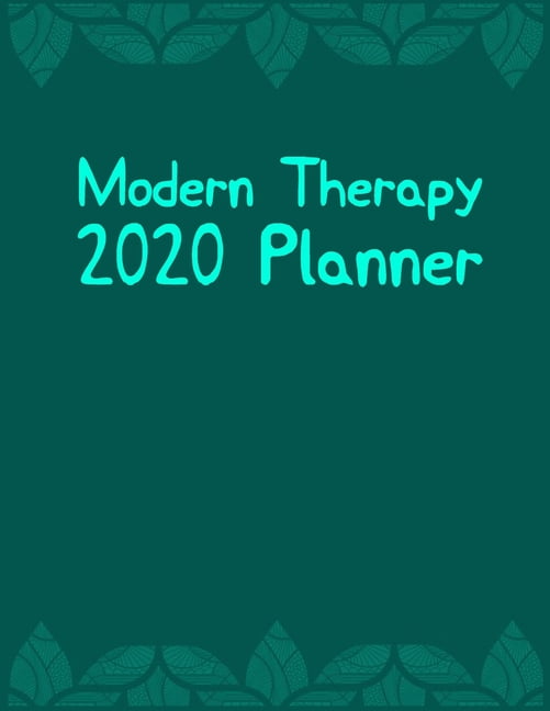 Modern Therapy 2020 Planner Therapist Planner/Therapist Appointment