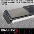 thumbnail image 3 of TrailFX Nerf Bar A4009S TFX 4 Trapezoid Side Steps; With Step Pads; 4 Inch Trapezoidal Straight; Polished; Stainless Steel; With Plastic End Caps; Rocker Panel Mount, 3 of 3
