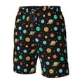 thumbnail image 4 of Zufioo Solar System Planets Space for Men's Casual Beach Shorts, Sports Fitness Quick-drying Drawstring Shorts with Pockets for Home Wear-3X-Large, 4 of 6
