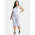 thumbnail image 2 of JMS Just My Size by Hanes Women's Plus Size Pull On 2 Pocket Stretch Capri, Sizes 0X-4X, 2 of 4