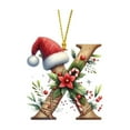 thumbnail image 1 of xihome Juego de 26 adornos navideños con letras del alfabeto para el rbol de Navidad, colgantes acrlicos para decoracin navideña, adornos navideños colgantes para el hogar y la oficina., 1 of 7